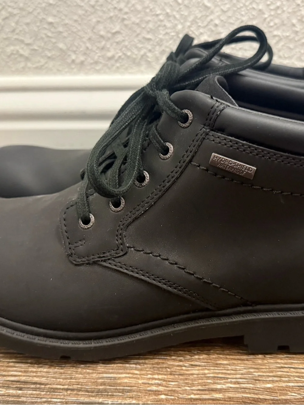 Rockport Men's Black Lace-Up Ankle Boots